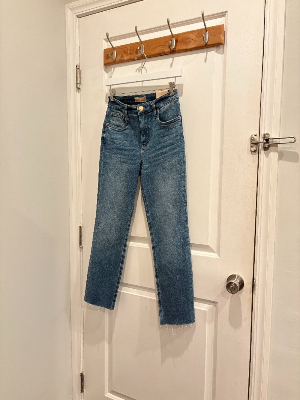 Raw Hem High Waist Jeans KUT from the Kloth Rachael Fab Ab